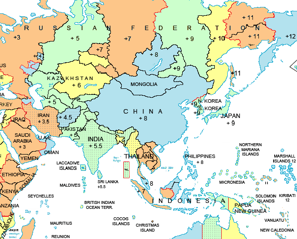 Indonesia Time Zone Indonesia Current Time