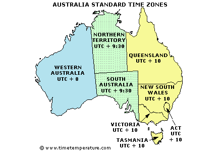 Queensland Time Zone - Queensland Current Time