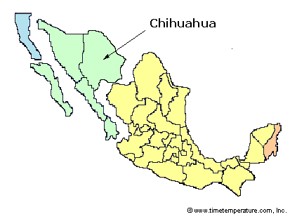 what is chihuahua time zone?